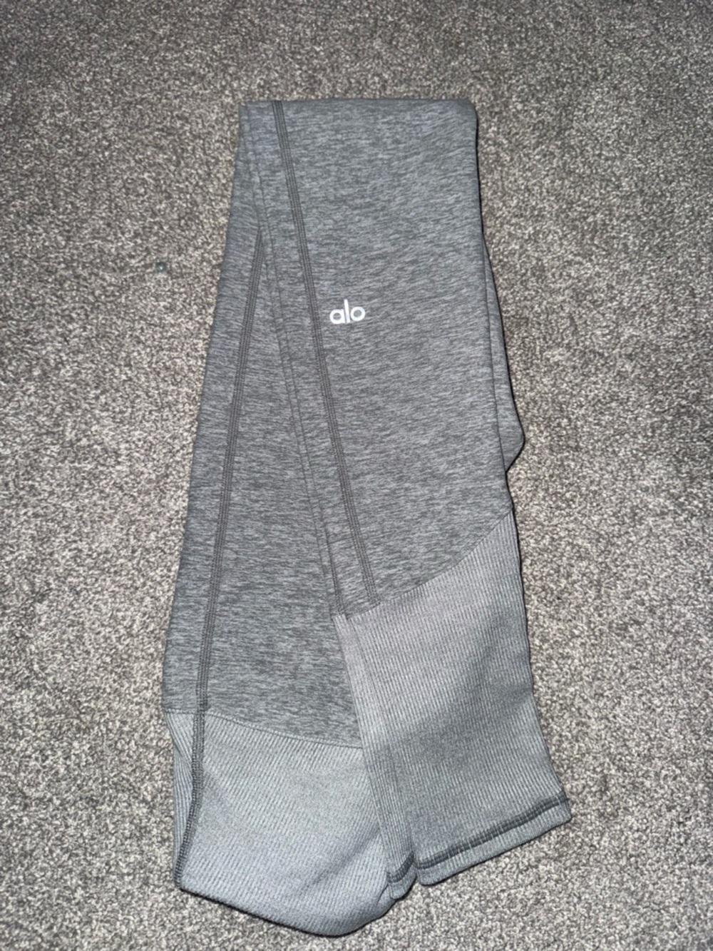 Alo Soft High-Waist Gray Leggings